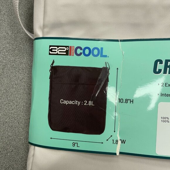 NEW Unisex Cream Crossbody Bag 32 Degrees - Picture 6 of 8